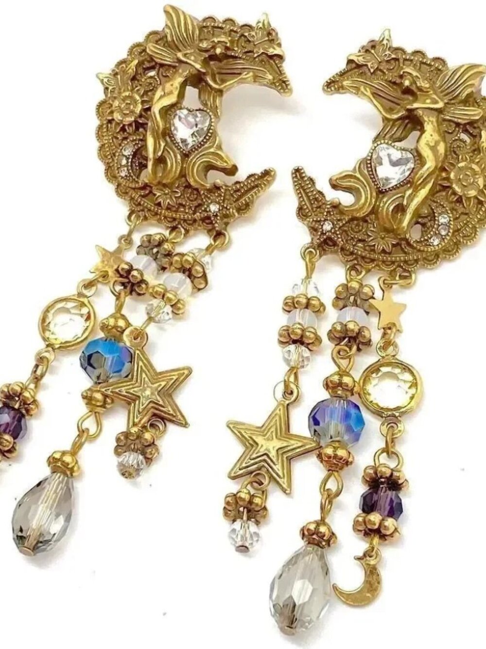 Crystal drop Earrings Q107